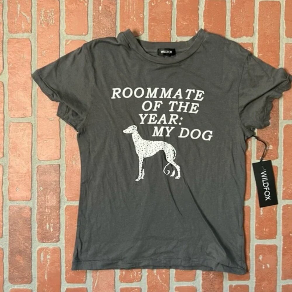 WILDFOX Roommate Of The Year: My Dog Tee NEW